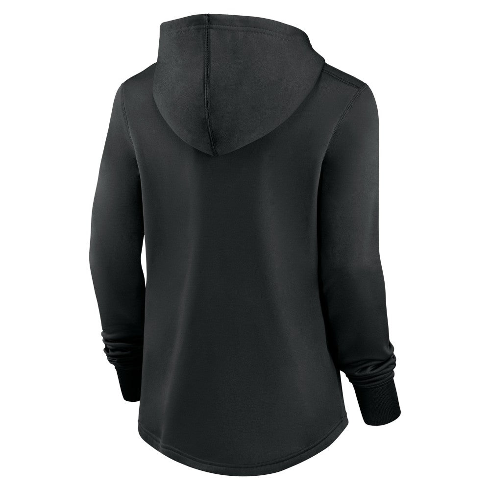 Miami Marlins Nike Women's Authentic Collection Pregame Performance Pullover Hoodie - MLB Hoodies