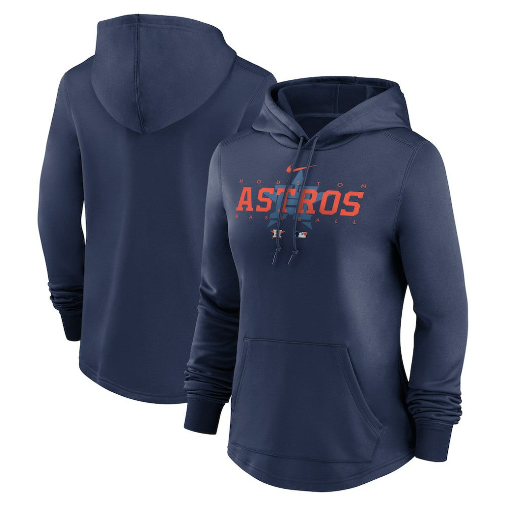 Houston Astros Nike Women's Authentic Collection Pregame Performance Pullover Hoodie - MLB Hoodies
