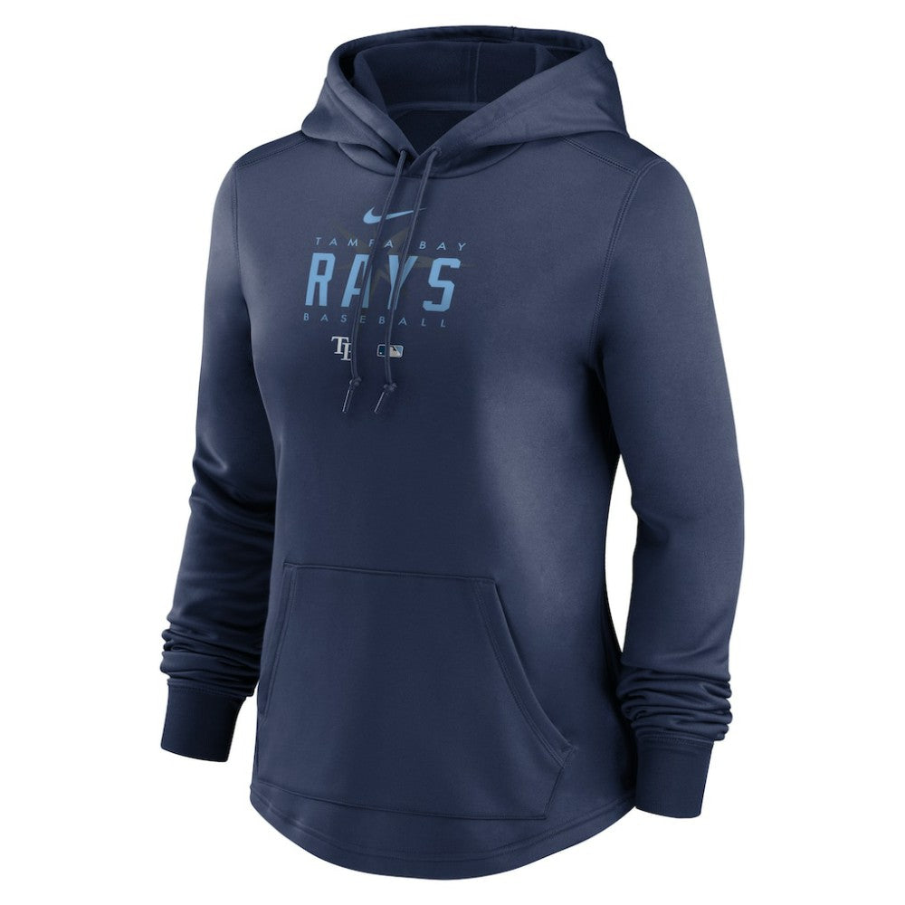 Tampa Bay Rays Nike Women's Authentic Collection Pregame Performance Pullover Hoodie - MLB Hoodies