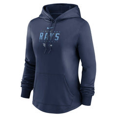 Tampa Bay Rays Nike Women's Authentic Collection Pregame Performance Pullover Hoodie - MLB Hoodies