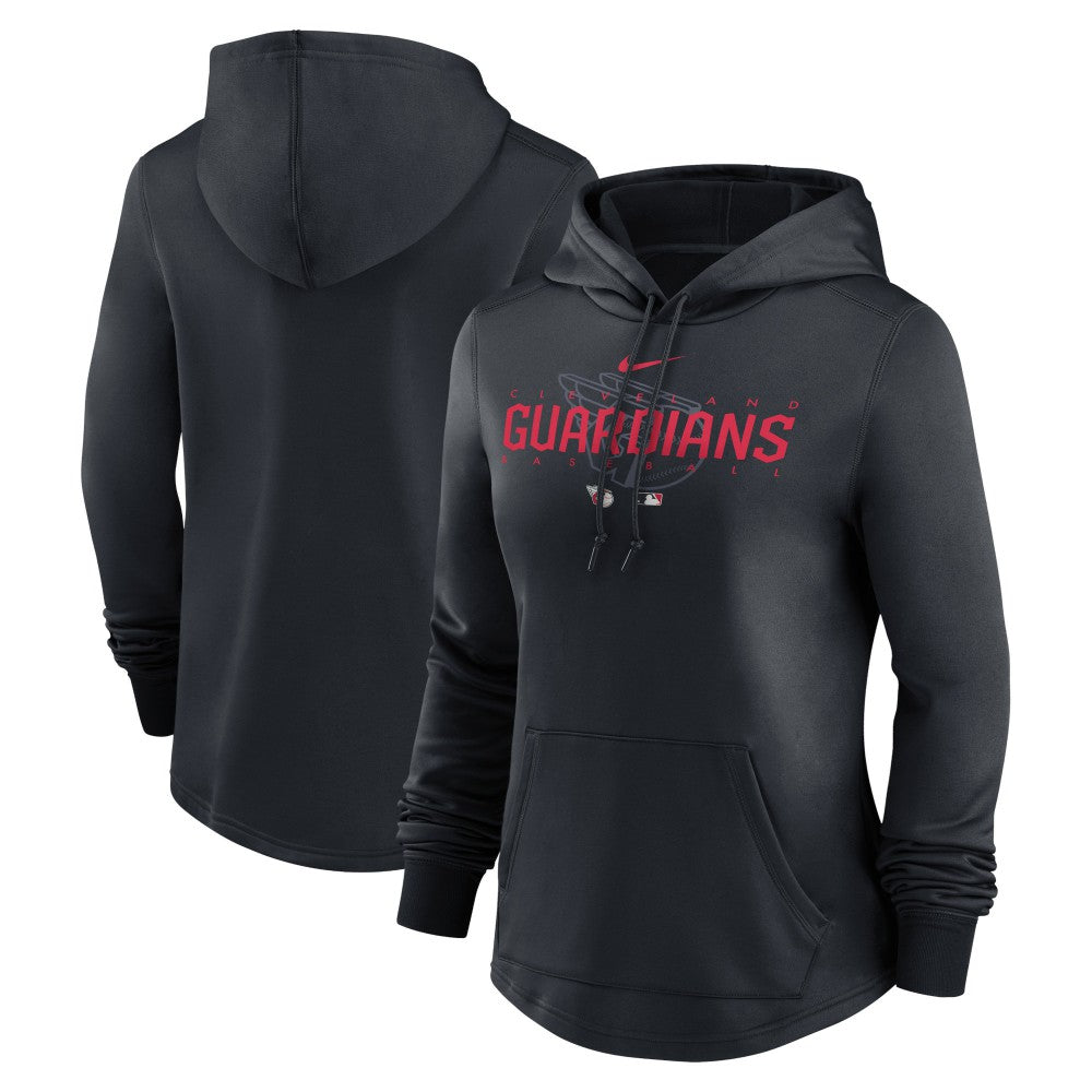Cleveland Guardians Nike Women's Authentic Collection Pregame Performance Pullover Hoodie - MLB Hoodies