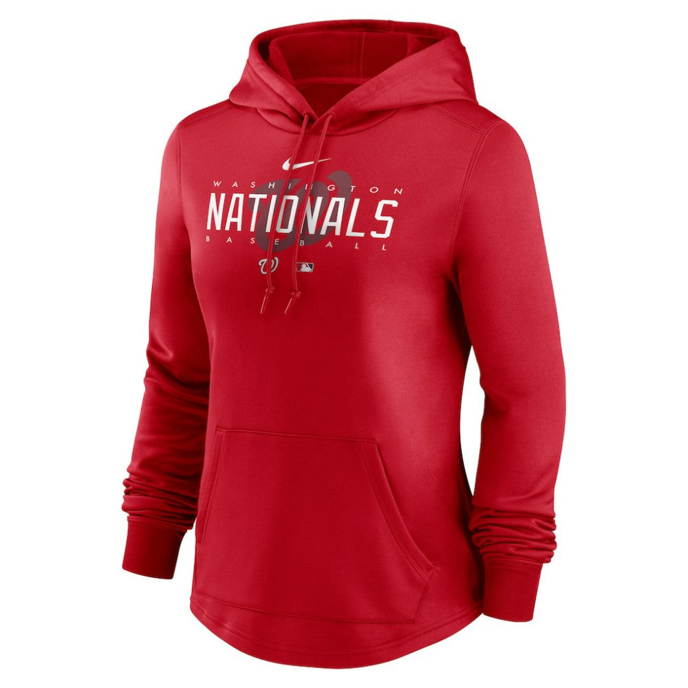 Washington Nationals Nike Women's Authentic Collection Pregame Performance Pullover Hoodie - MLB Hoodies