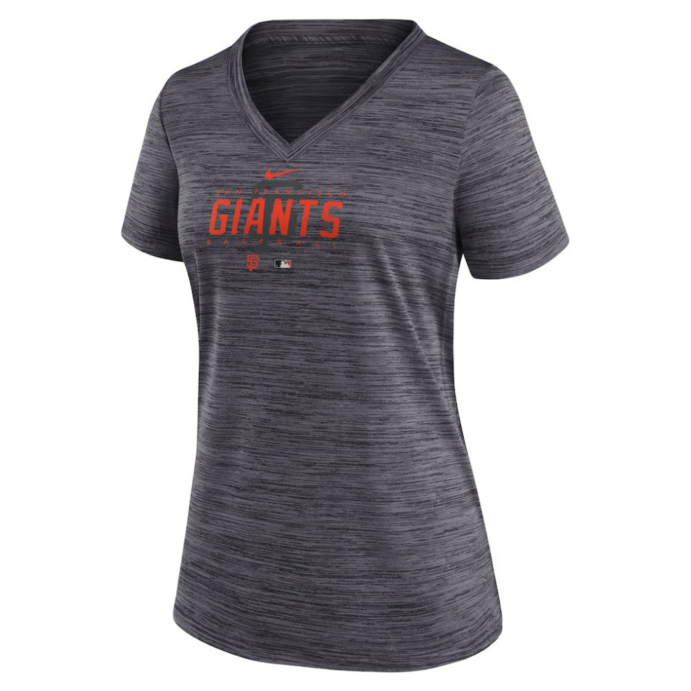 San Francisco Giants Nike Women's Authentic Collection Velocity Practice Performance V-Neck T-Shirt - MLB T-shirts