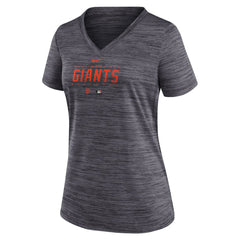 San Francisco Giants Nike Women's Authentic Collection Velocity Practice Performance V-Neck T-Shirt - MLB T-shirts