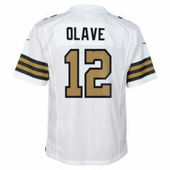 New Orleans Saints Chris Olave  Youth Game Jersey | NFL Near me