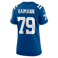 Indianapolis Colts Bernhard Raimann  Women's Player Game Jersey | NFL On sale