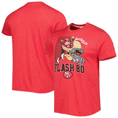 San Francisco 49ers Jerry Rice  Homage Unisex Caricature Retired Player Tri-Blend T-Shirt | NFL US