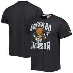 Las Vegas Raiders Bo Jackson  Homage Unisex Unisex Caricature Retired Player Tri-Blend T-Shirt | NFL Online