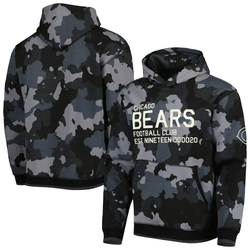 Chicago Bears The Wild Collective Camo Pullover Hoodie | NFL Online