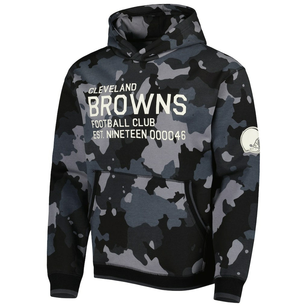 Cleveland Browns The Wild Collective Camo Pullover Hoodie | NFL Online