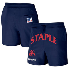 New England Patriots NFL x Staple Throwback Vintage Wash Fleece Shorts | NFL On sale