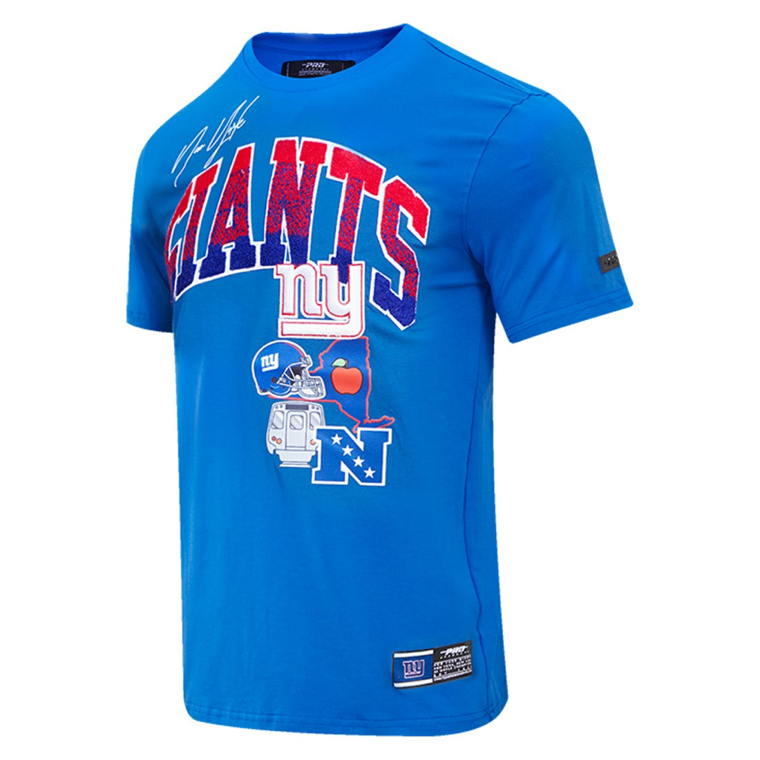 New York Giants Pro Standard Super Bowl XLVI Patch Hometown Collection T-Shirt | NFL Hot