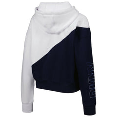 Atlanta Braves DKNY Sport Women's Bobbi Colorblock Pullover Hoodie - MLB Hoodies