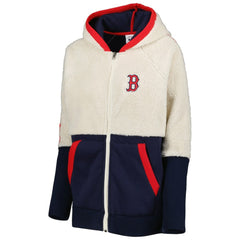 Boston Red Sox G-III 4Her by Carl Banks Women's Shuffle It Raglan Full-Zip Hoodie - MLB Hoodies
