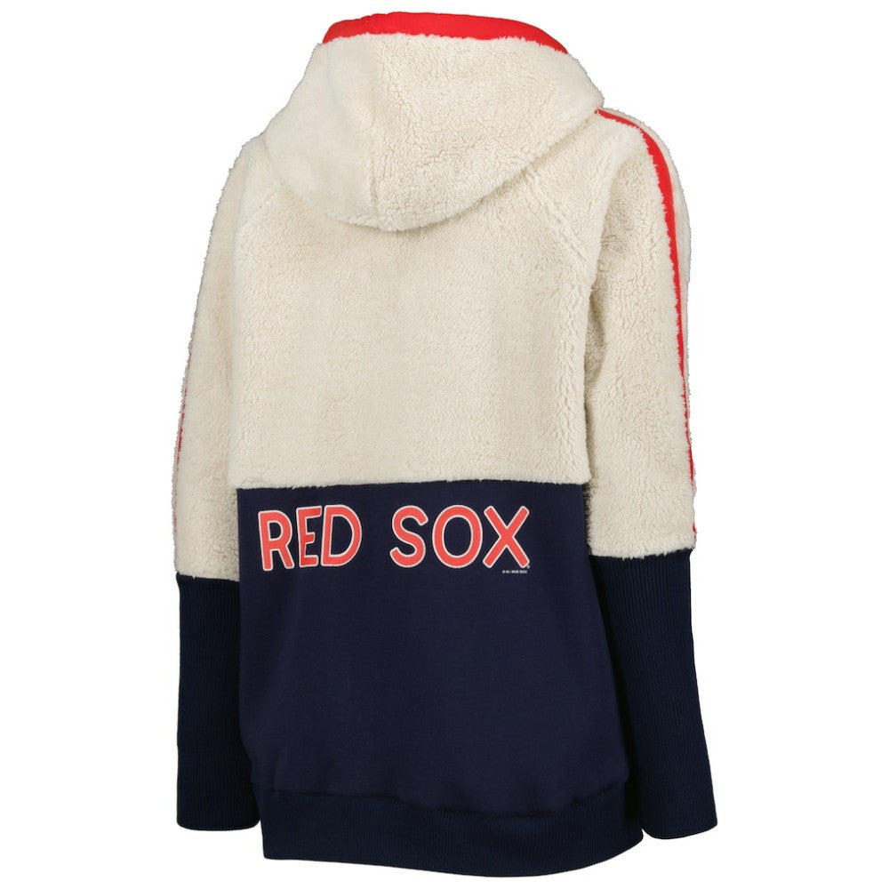 Boston Red Sox G-III 4Her by Carl Banks Women's Shuffle It Raglan Full-Zip Hoodie - MLB Hoodies