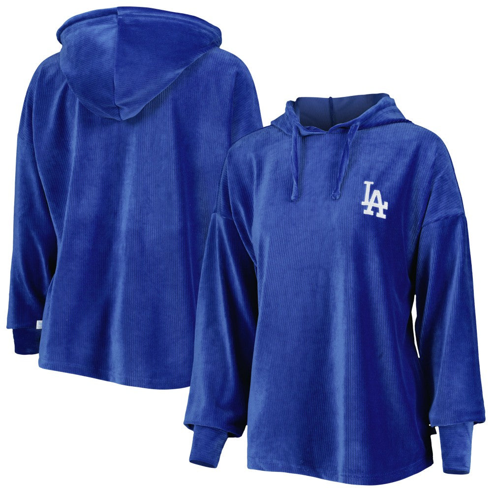 Los Angeles Dodgers Touch Women's End Line Pullover Hoodie - MLB Hoodies