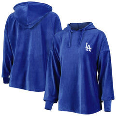 Los Angeles Dodgers Touch Women's End Line Pullover Hoodie - MLB Hoodies