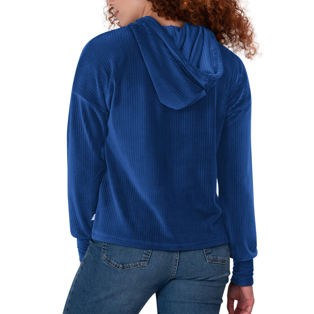 Los Angeles Dodgers Touch Women's End Line Pullover Hoodie - MLB Hoodies