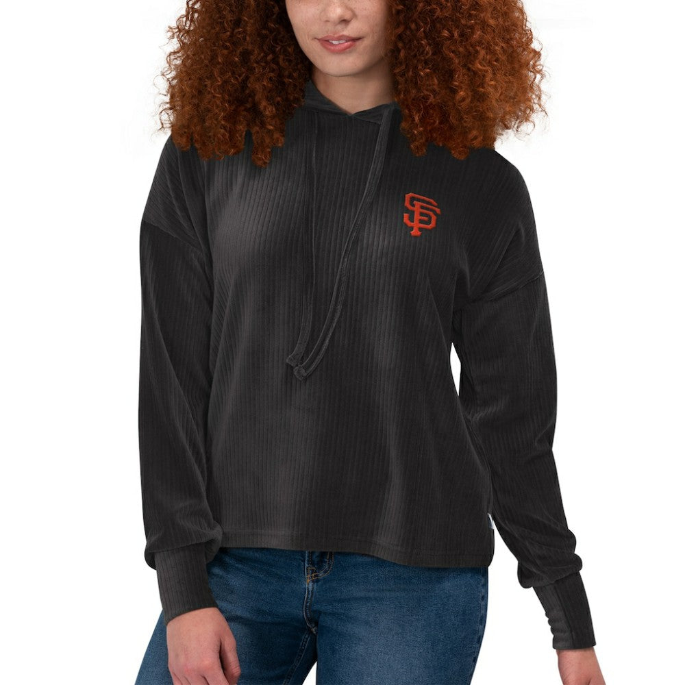 San Francisco Giants Touch Women's End Line Pullover Hoodie - MLB Hoodies