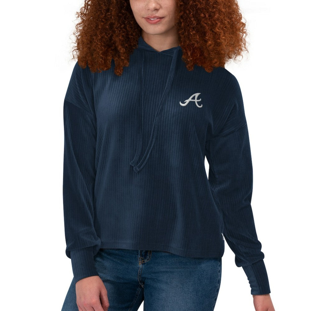 Atlanta Braves Touch Women's End Line Pullover Hoodie - MLB Hoodies