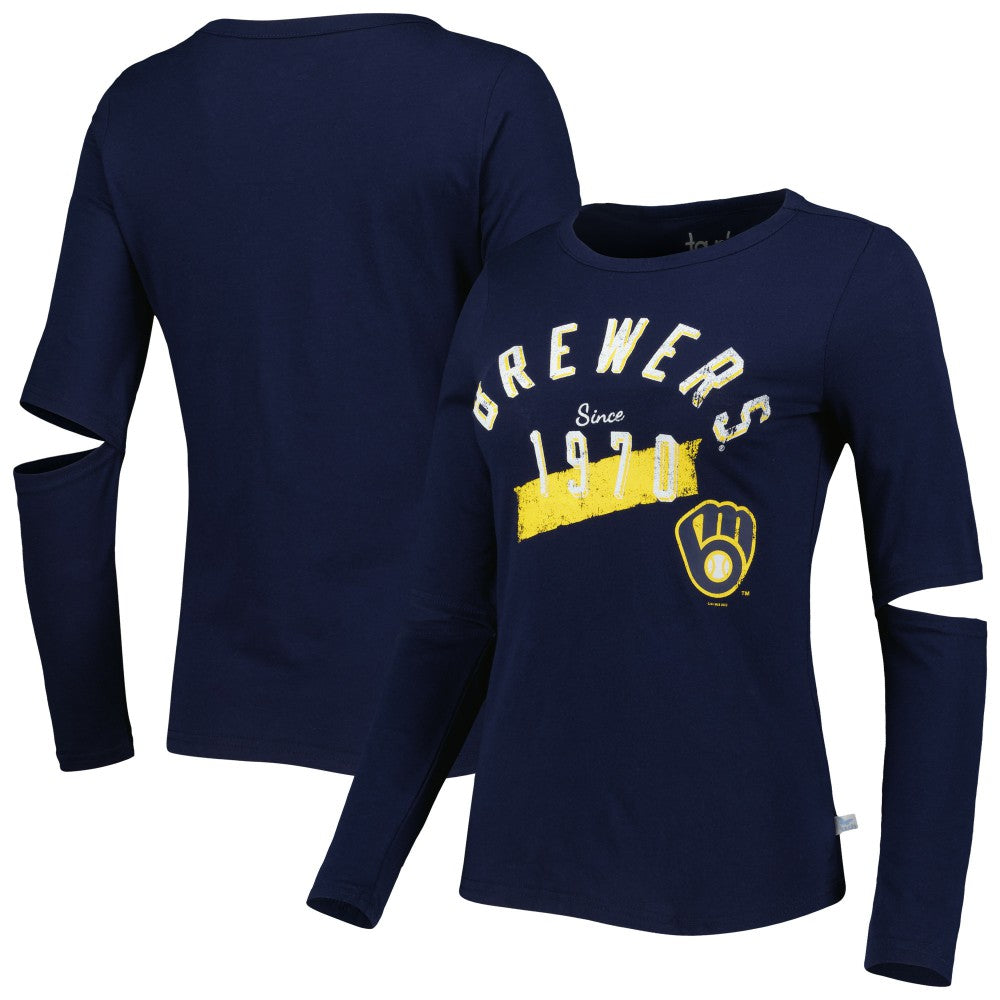Milwaukee Brewers Touch Women's Formation Long Sleeve T-Shirt - MLB T-shirts