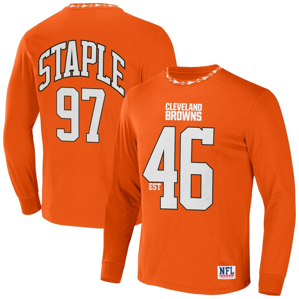 Cleveland Browns NFL x Staple Core Team Long Sleeve T-Shirt | NFL US