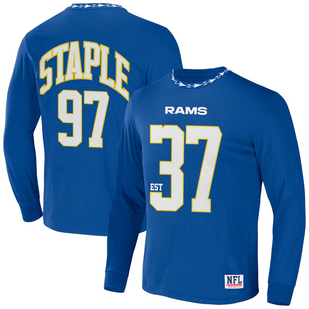 Los Angeles Rams NFL x Staple Core Team Long Sleeve T-Shirt | NFL Outlet