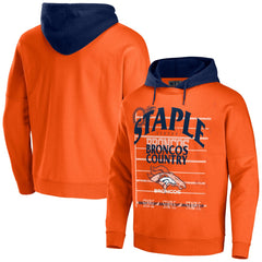 Denver Broncos NFL x Staple Throwback Vintage Wash Pullover Hoodie | NFL Outlet