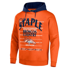 Denver Broncos NFL x Staple Throwback Vintage Wash Pullover Hoodie | NFL Outlet