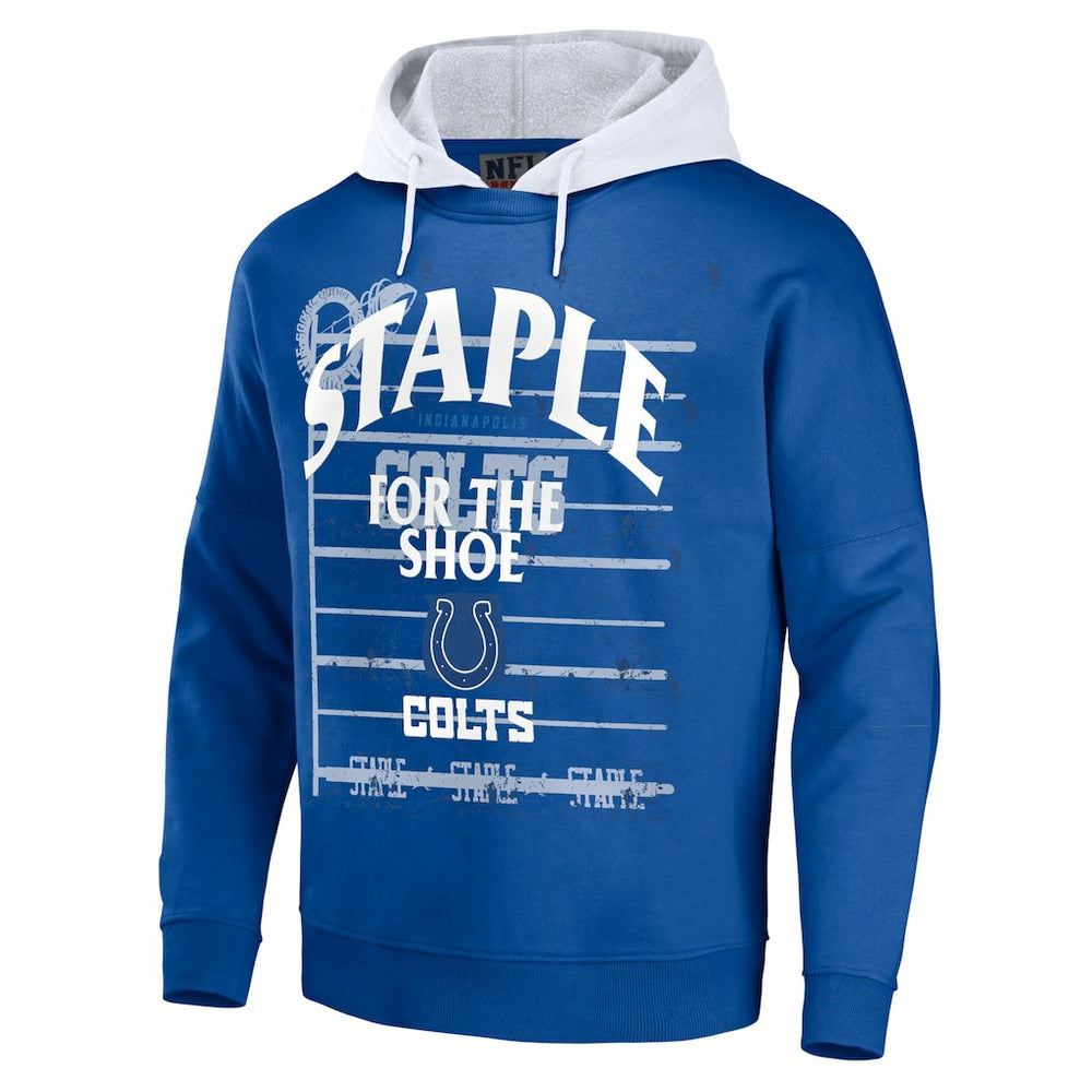 Indianapolis Colts NFL x Staple Throwback Vintage Wash Pullover Hoodie | NFL Sale