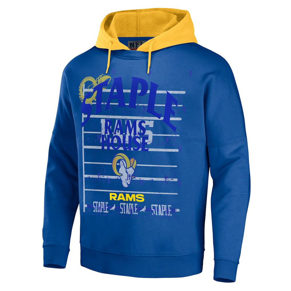 Los Angeles Rams NFL x Staple Throwback Vintage Wash Pullover Hoodie | NFL Online