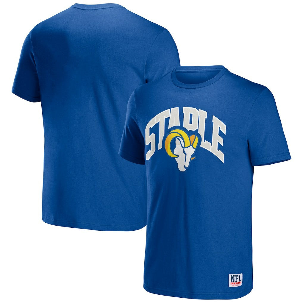 Los Angeles Rams NFL x Staple Logo Lockup T-Shirt | NFL Outlet