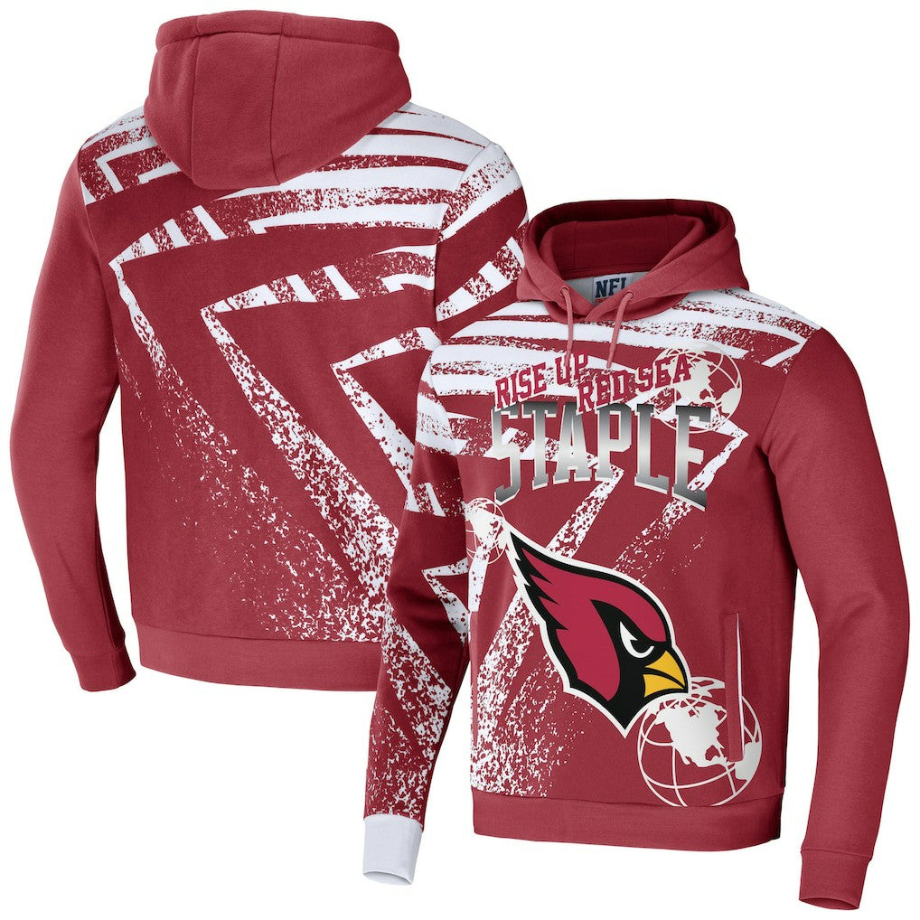 Arizona Cardinals NFL x Staple All Over Print Pullover Hoodie | NFL Discount