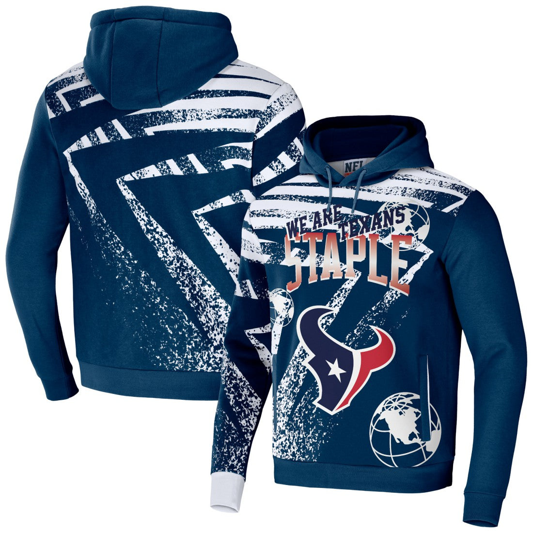 Houston Texans NFL x Staple All Over Print Pullover Hoodie | NFL Sale
