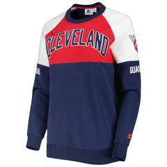 Cleveland Guardians Starter Women's Baseline Raglan Pullover Sweatshirt - MLB Pullover