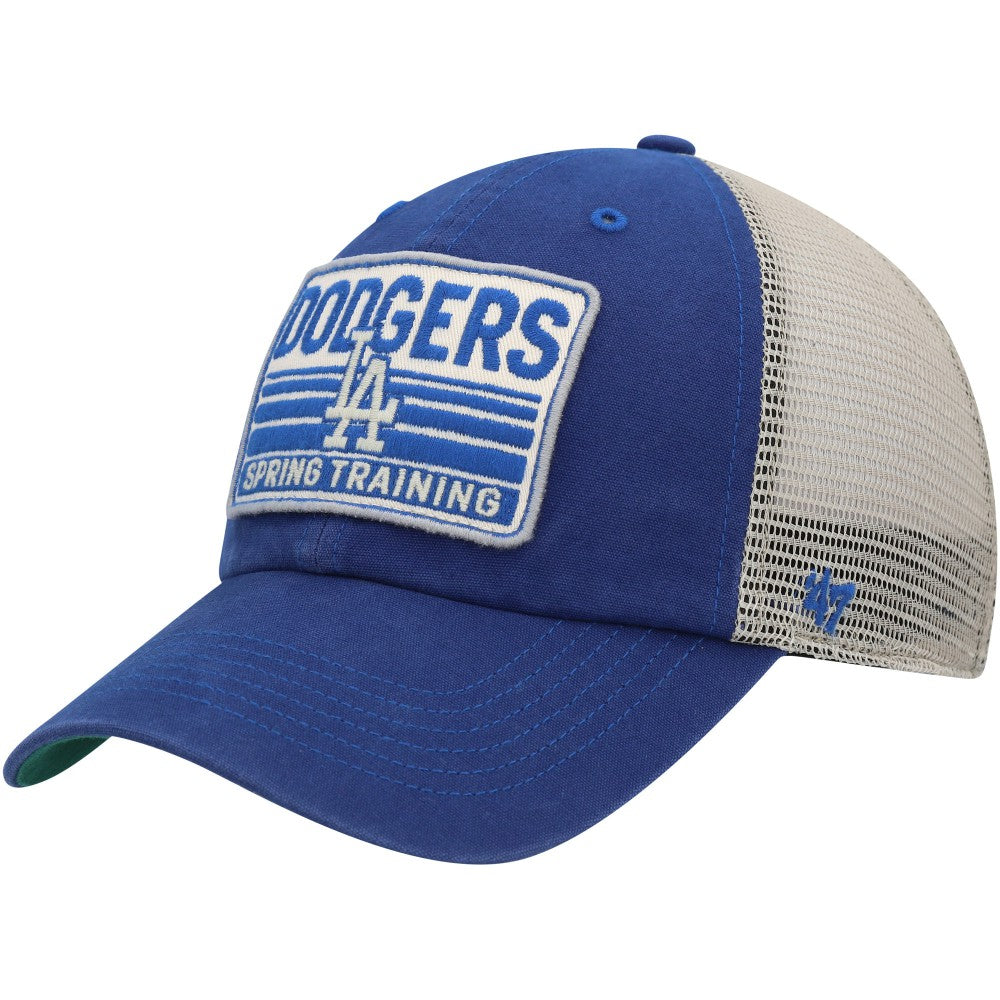 Los Angeles Dodgers '47 Four Stroke Clean Up Trucker Snapback Hat - MLB Hats