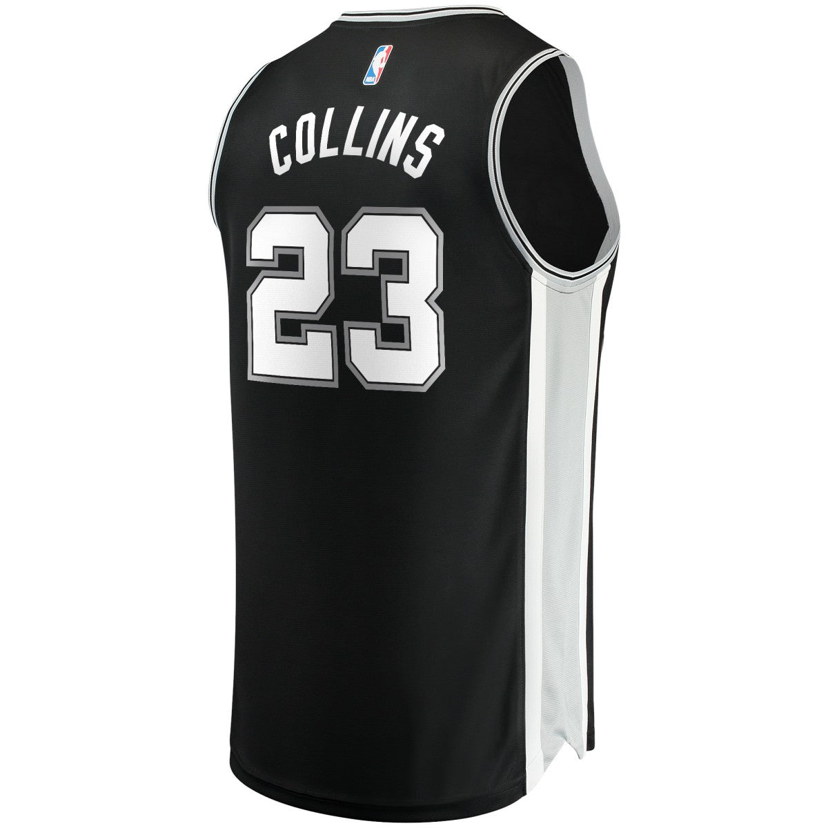 Black Zach Collins San Antonio Spurs Fast Break Replica Jersey | NBA