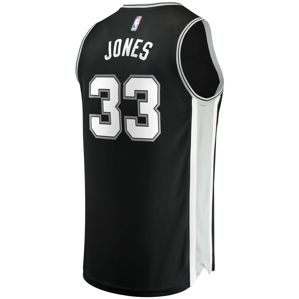 Black Tre Jones San Antonio Spurs Fast Break Replica Jersey | NBA