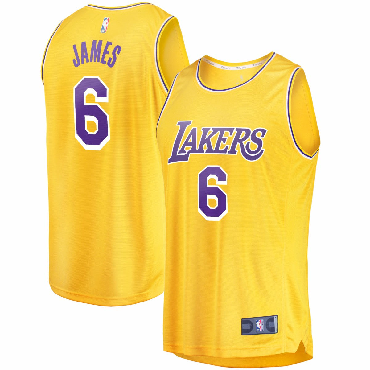 Gold LeBron James Los Angeles Lakers 2021/22 Fast Break Replica Jersey | NBA