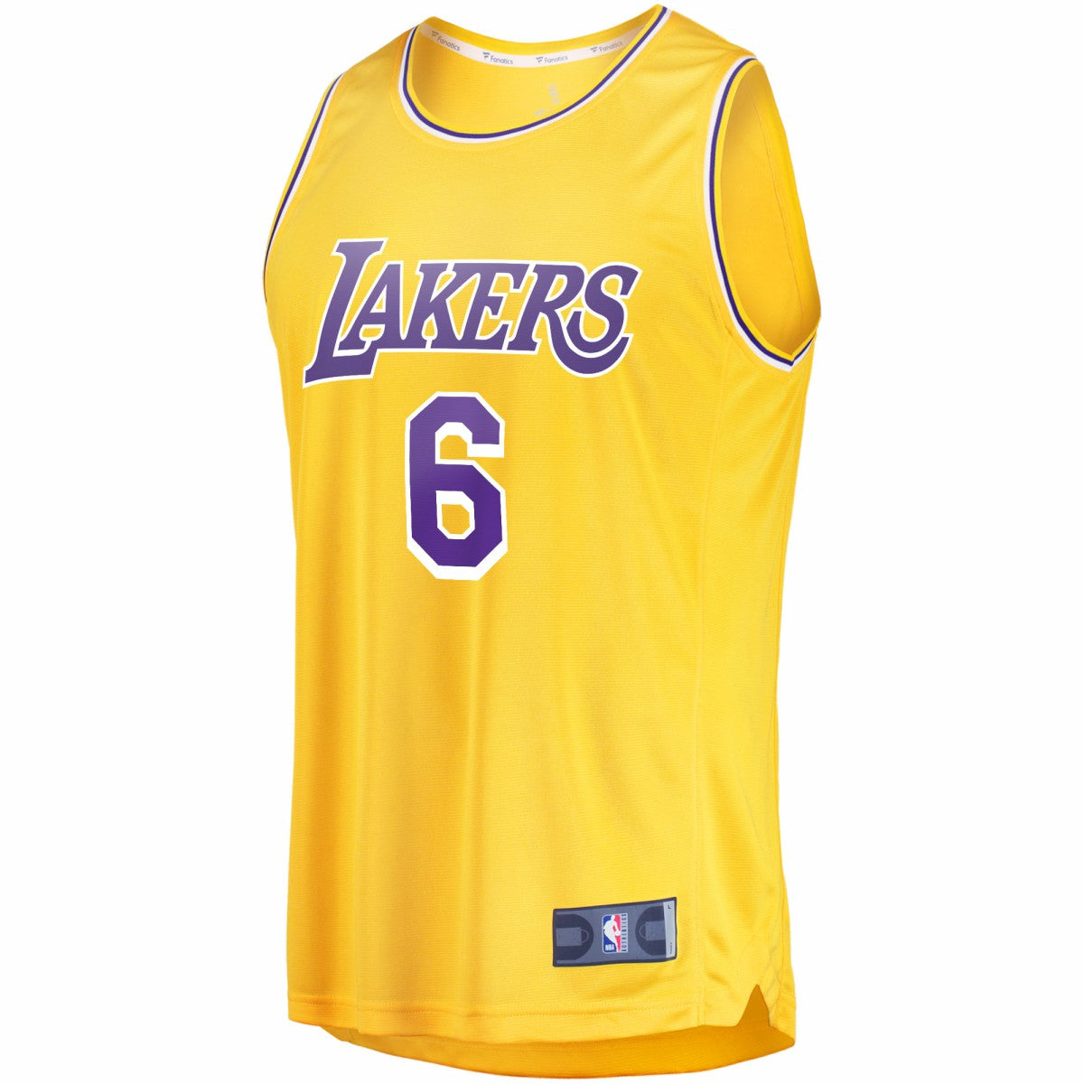 Gold LeBron James Los Angeles Lakers 2021/22 Fast Break Replica Jersey | NBA