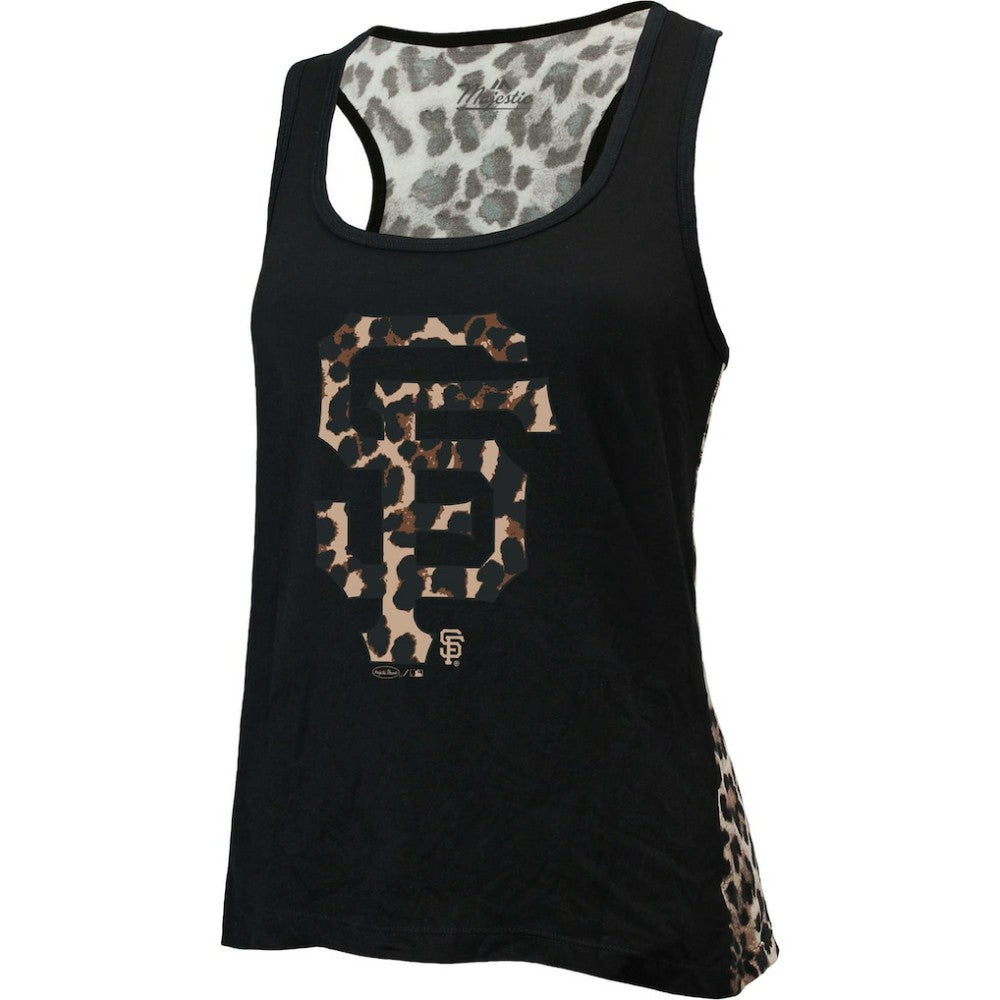 San Francisco Giants Majestic Threads Women's Leopard Tank Top - MLB Tanks