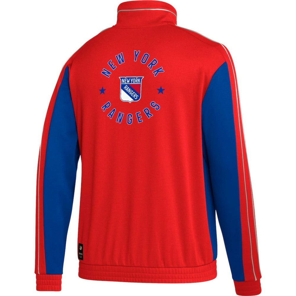 New York Rangers adidas Team Classics Half-Zip Jacket -  NHL Jackets