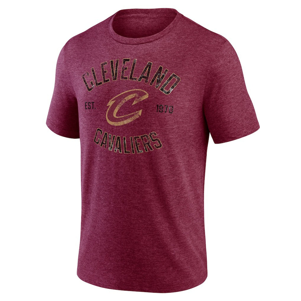 Wine Cleveland Cavaliers Heritage Tri-Blend T-Shirt sale | NBA