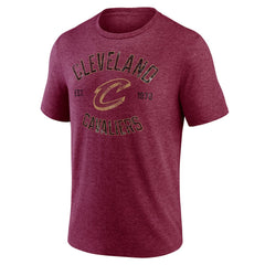 Wine Cleveland Cavaliers Heritage Tri-Blend T-Shirt sale | NBA