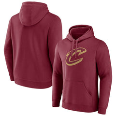 Wine Cleveland Cavaliers Primary Logo Pullover Hoodie sale | NBA
