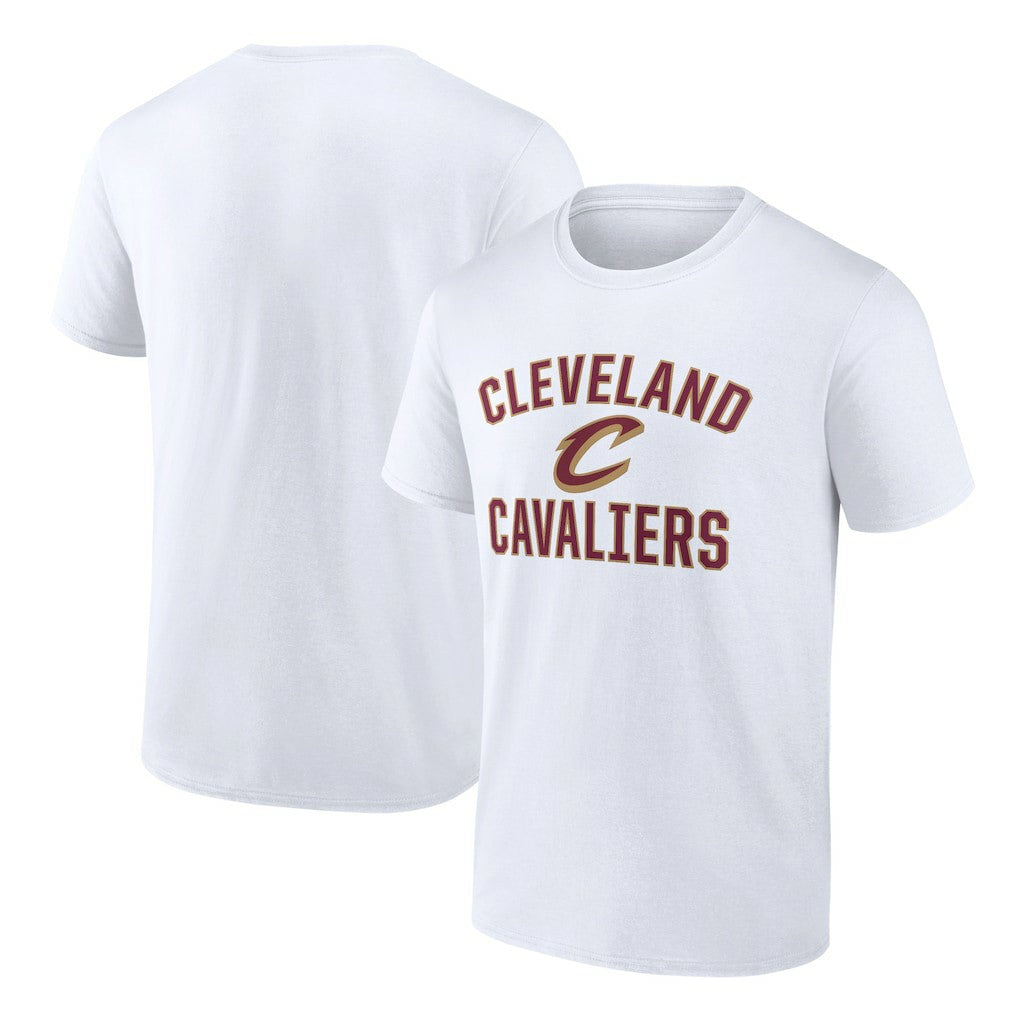 White Cleveland Cavaliers Victory Arch Team T-Shirt sale | NBA