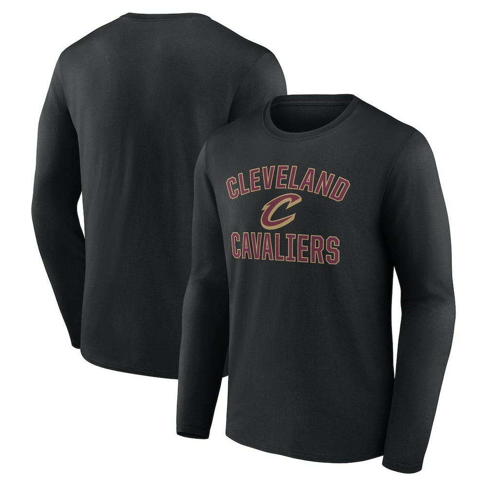 Black Cleveland Cavaliers Victory Arch Team Long Sleeve T-Shirt sale | NBA