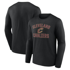 Black Cleveland Cavaliers Victory Arch Team Long Sleeve T-Shirt sale | NBA
