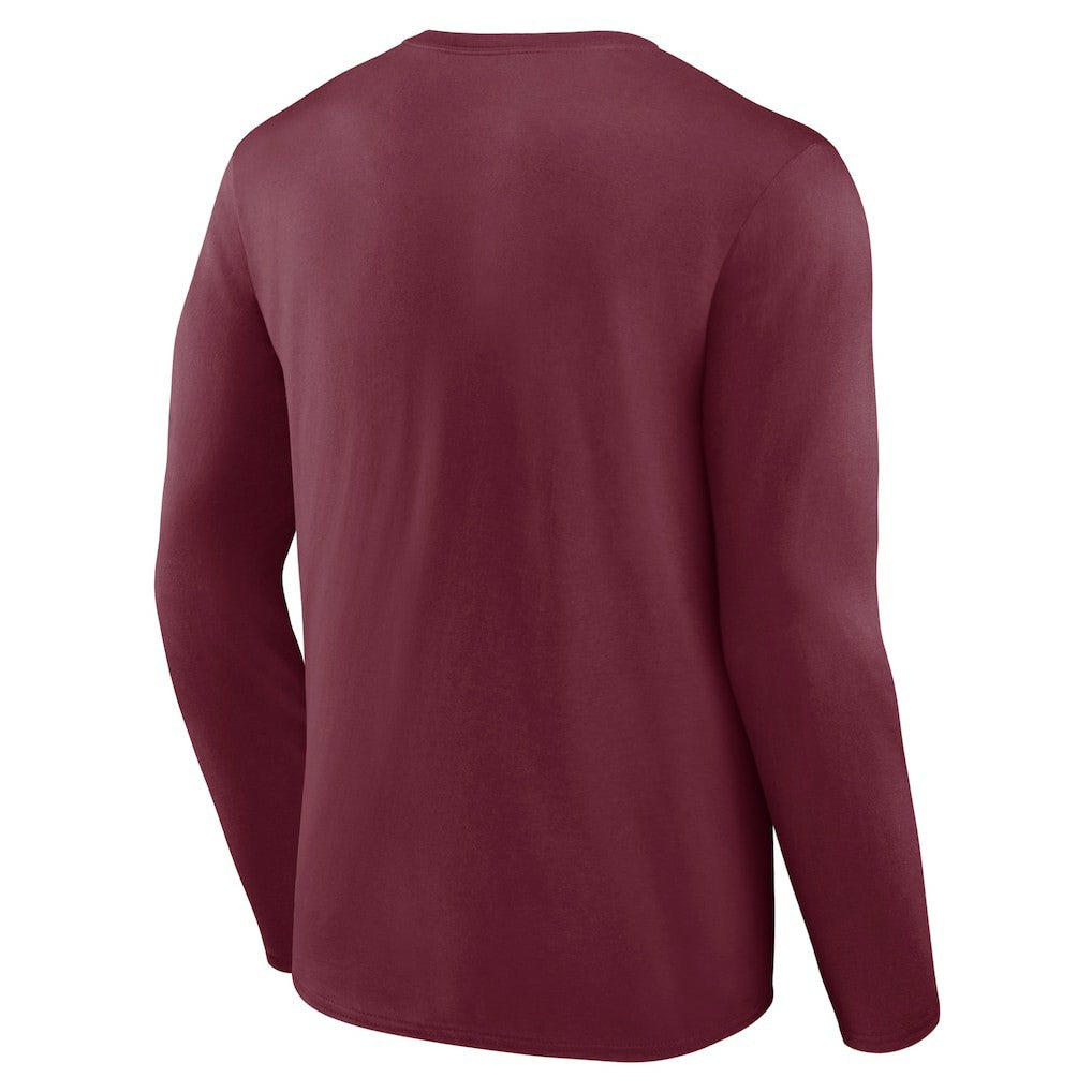 Wine Cleveland Cavaliers Victory Arch Team Long Sleeve T-Shirt sale | NBA