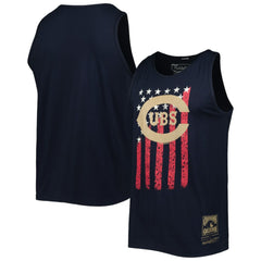 Chicago Cubs Mitchell & Ness Cooperstown Collection Stars and Stripes Tank Top - MLB Tanks